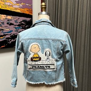 ZARA size 7 KIDS DENIM SNOPPY JACKET